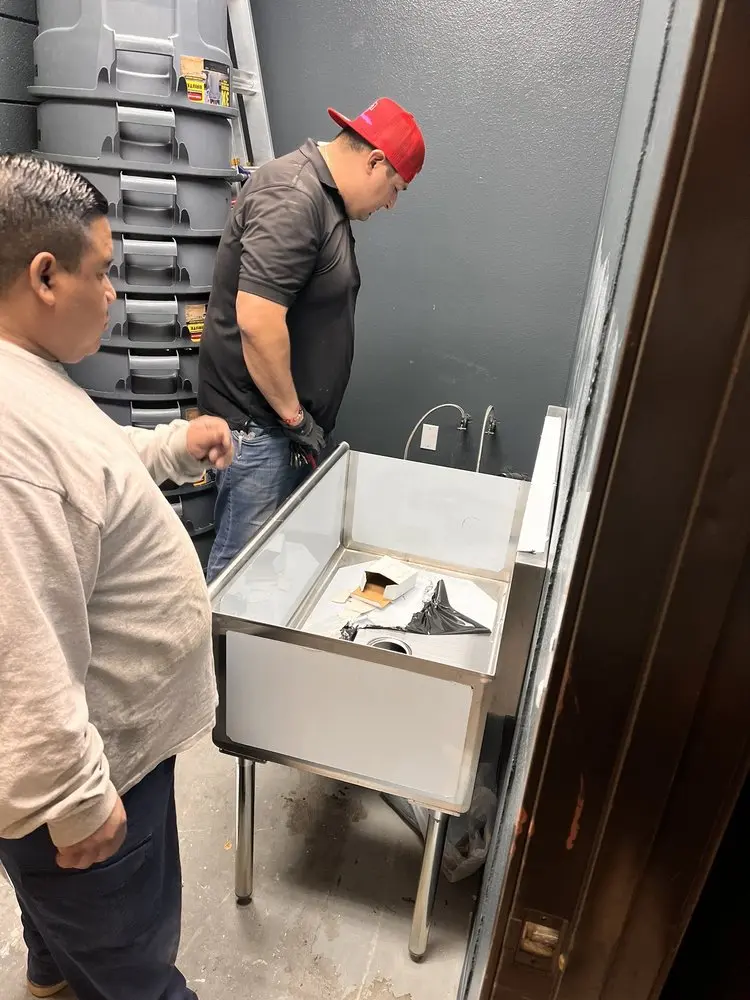 Commercial plumbing and sink installation in Donwtown Lee's Summit